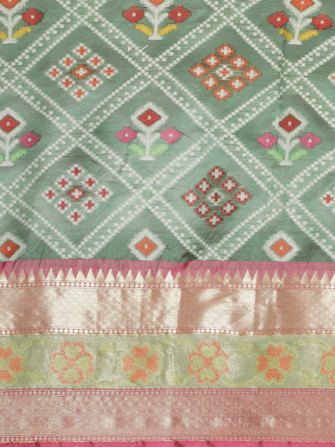 Green Art Silk Banarasi Sarees For Women GEASF_24