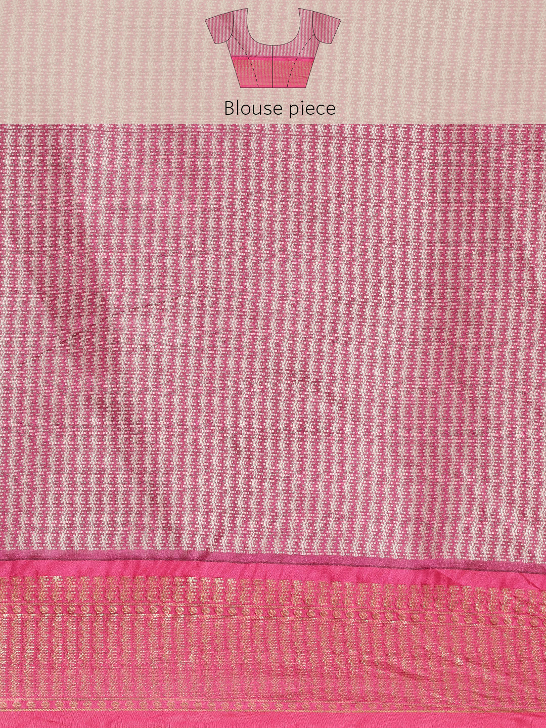 Faishana Presents Green & Pink Ikkat Patola Art Silk Skirt Pattu Border With Pink Blouse Saree