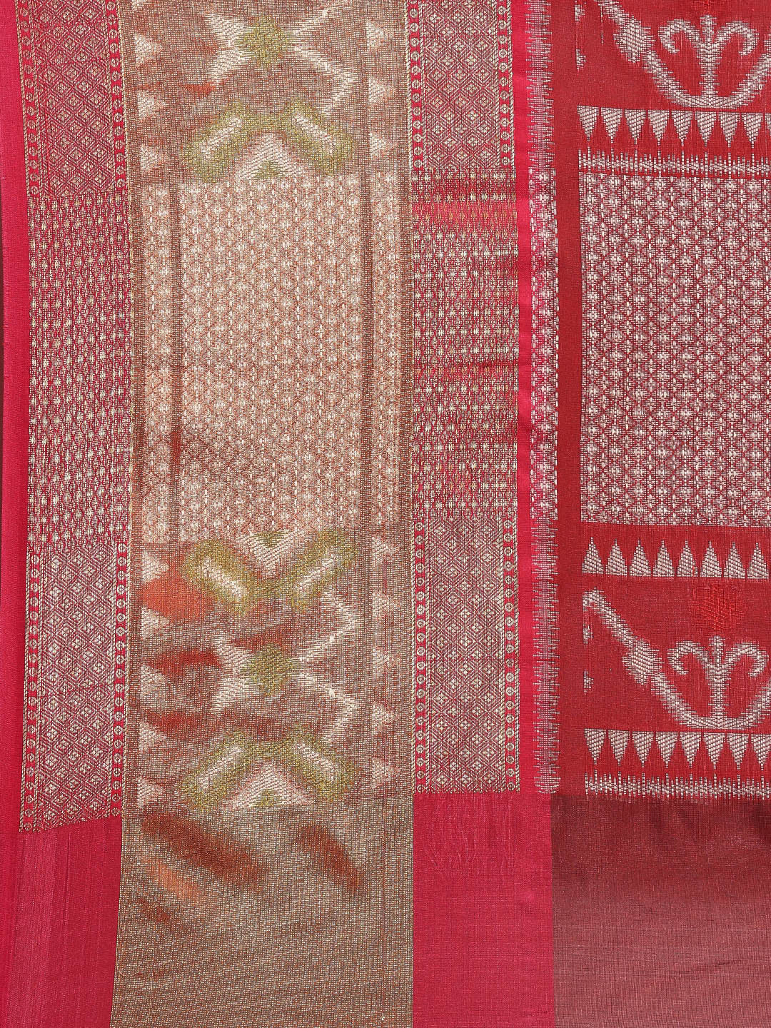 Maroon Art Silk Banarasi Sarees For Women GEASF_34