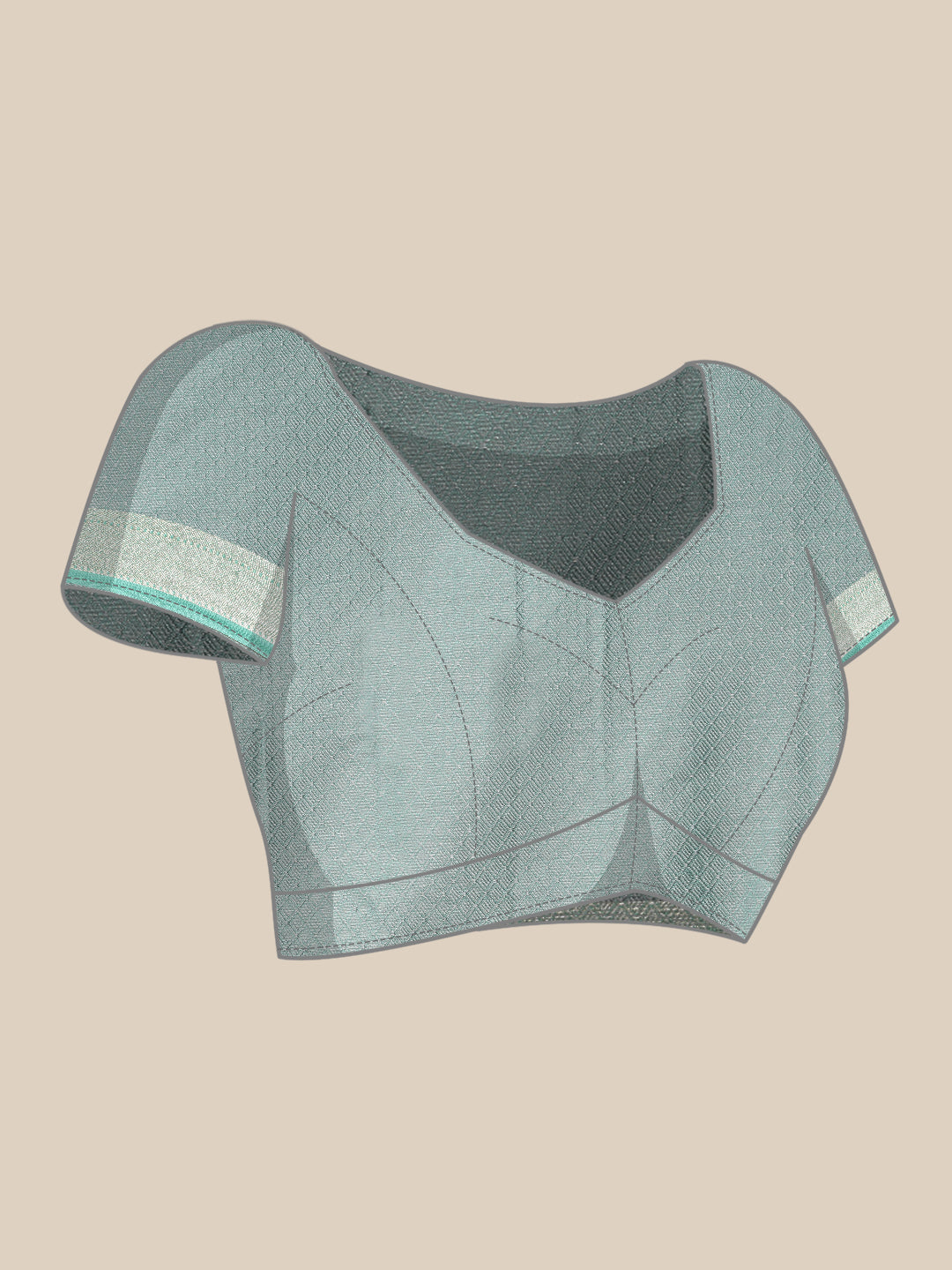 Grey Tanchoi Banarasi Sarees For Women GEBC2