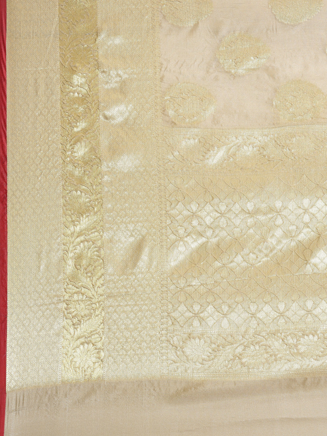 Faishana Presents Handwoven Olive Green Bright Silk Boota Skirt Border With Olive Green Blouse Banarasi Saree