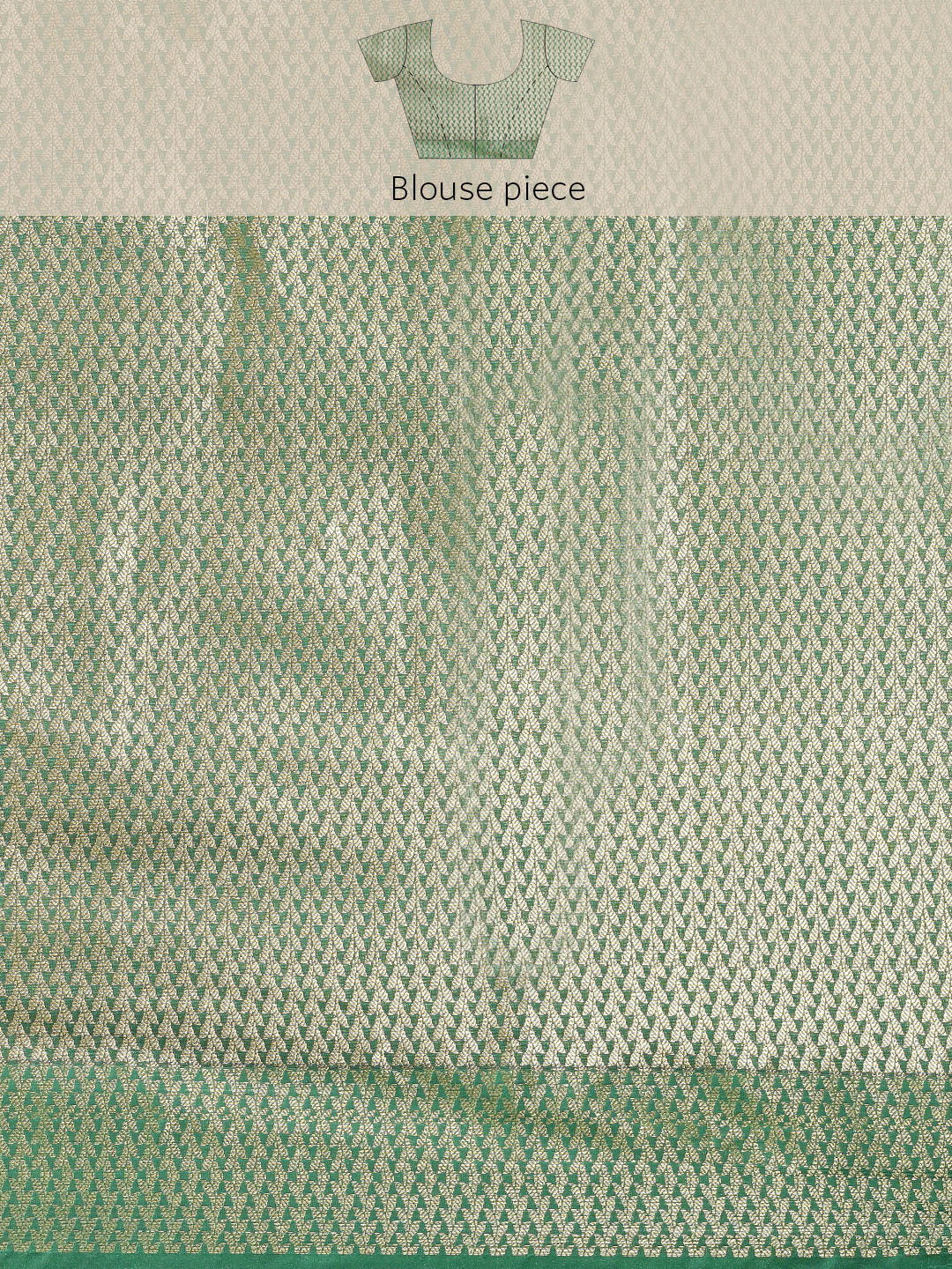 Faishana Presents Pink Katan Silk Plain Zari Anchal With Contrast Green Zari Border Banarasi Saree