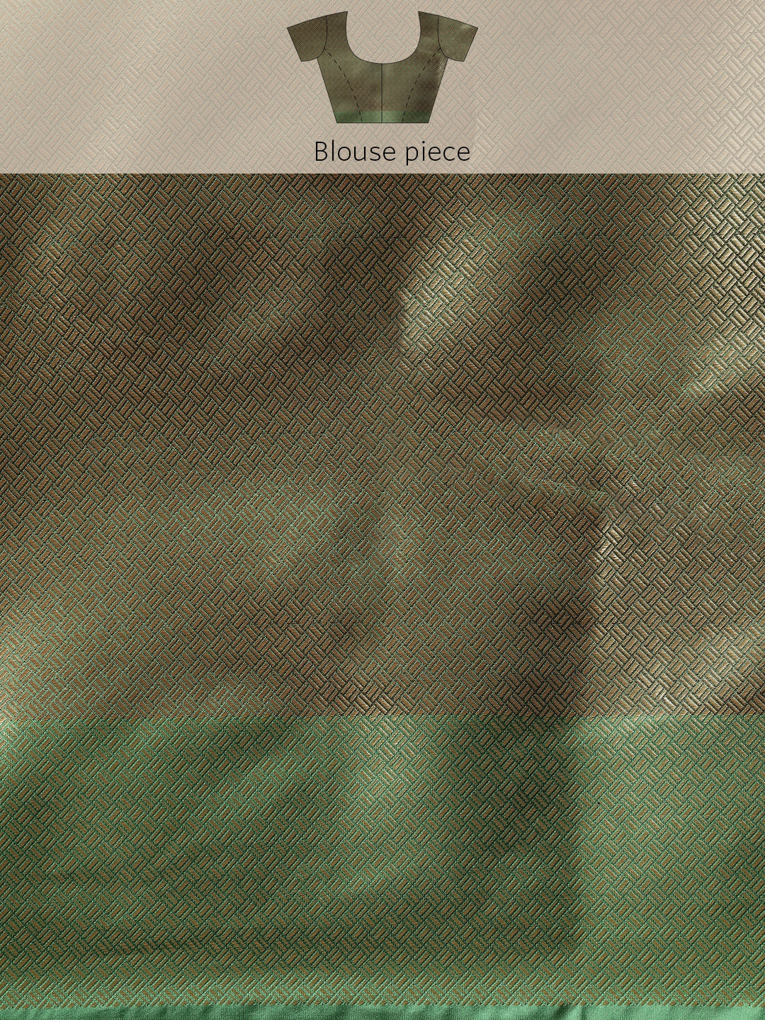 Faishana Presents Pink Katan Silk Plain Zari Anchal With Contrast Green Zari Border Banarasi Saree