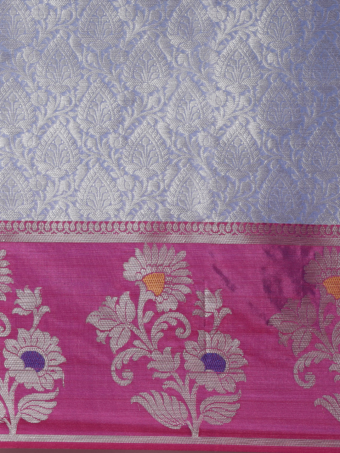 Blue Kanjeevaram Banarasi Sarees For Women GEMA6