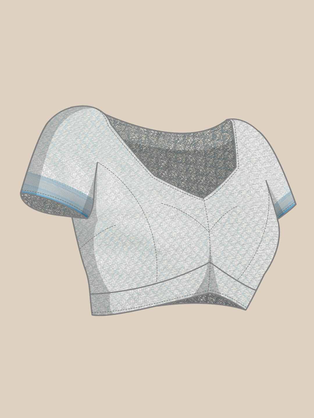 Gold Mulberry Silk Blend Banarasi Sarees For Women GEMELBRSLK_6