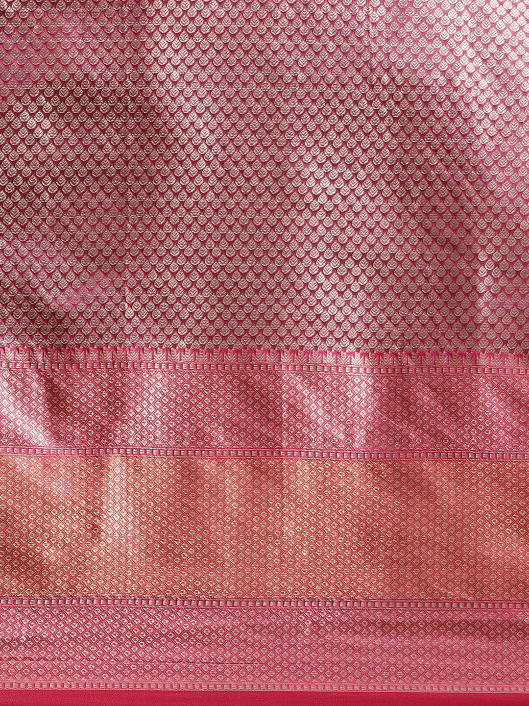 Faishana Presents Handwoven Grey Matka Silk Boota Skirt Border With Grey Blouse Banarasi Saree