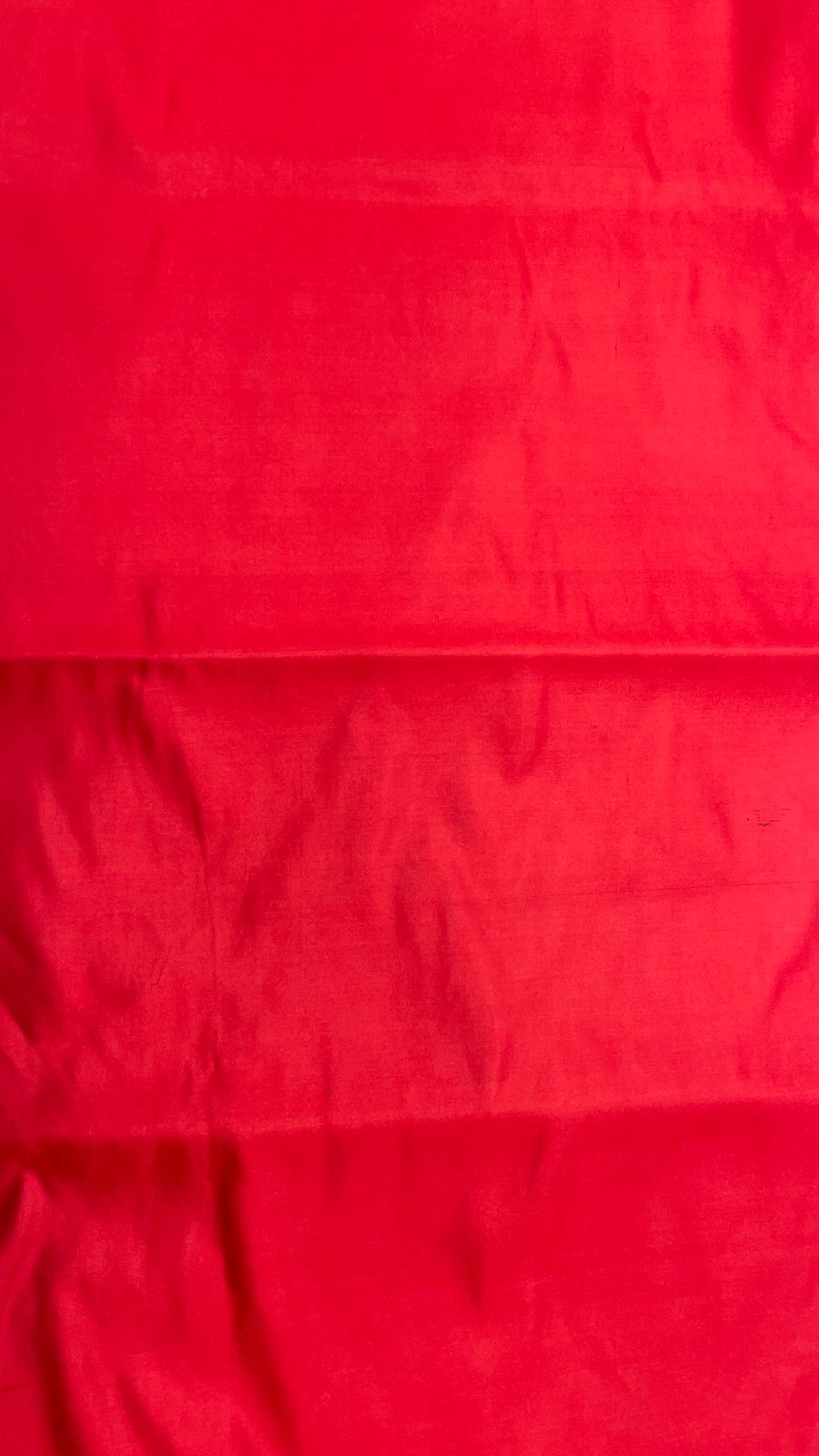 Faishana Presents Olive Katan Silk Floral Zari Booti with Contrast Red 2D Silver Zari Border with Red Blouse