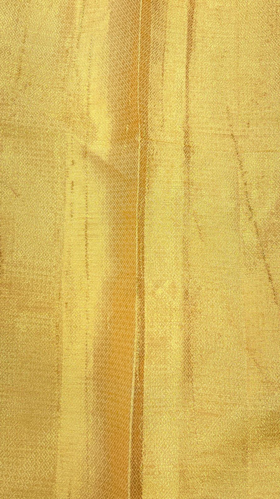 Faishana Pure Handloom Peach Dupion Silk Golden Zari Floral Booti Banarasi Zari Border with Floral Banarasi Pallu and Peach Blouse