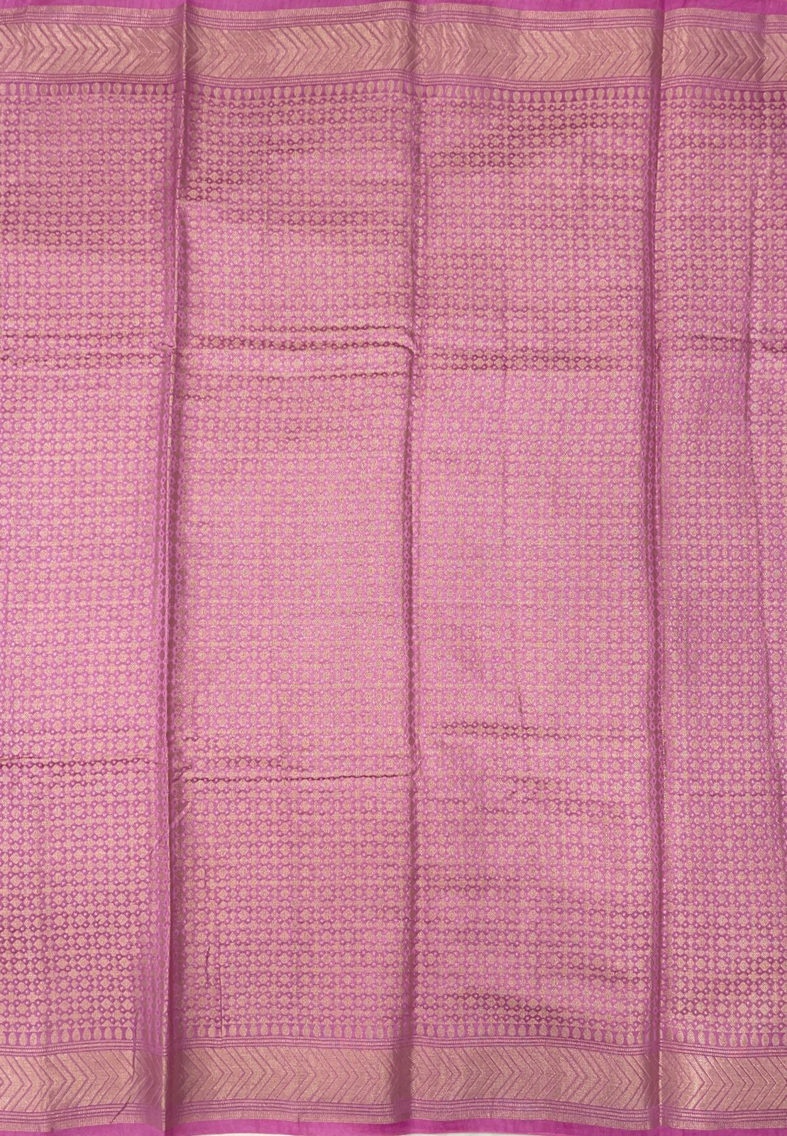 Faishana Pure Handloom Pink Cotton Silk Zari Booti with Rangkaat Banarasi Zari Hand Painted Floral Pallu and Zari Border with Pink Blouse