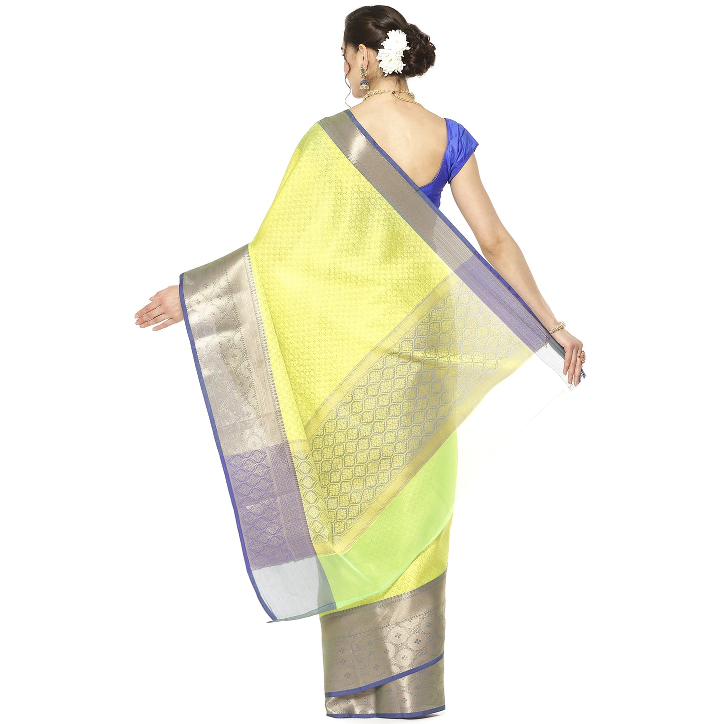 Green Tanchoi Banarasi Sarees For Women GEBC6