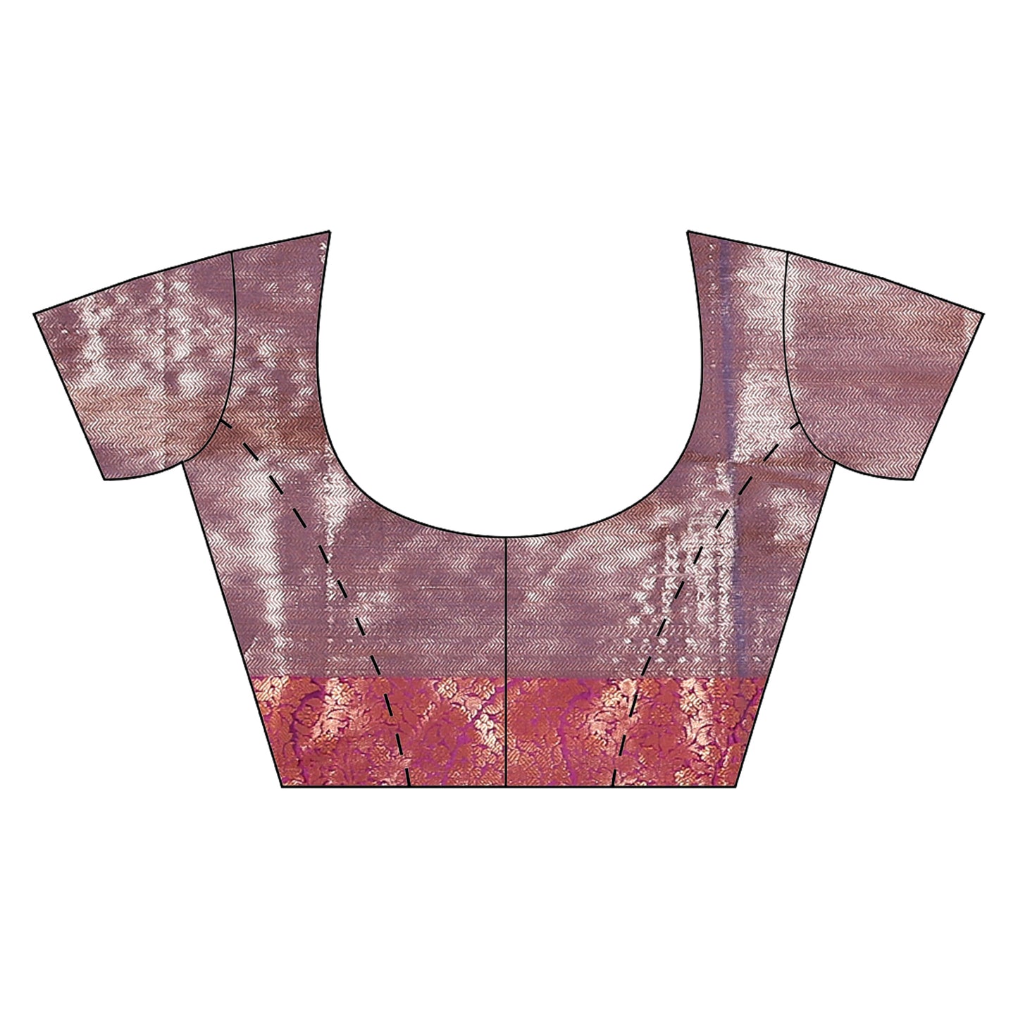 Brown Kanchi Silk Banarasi Sarees For Women GEBE14