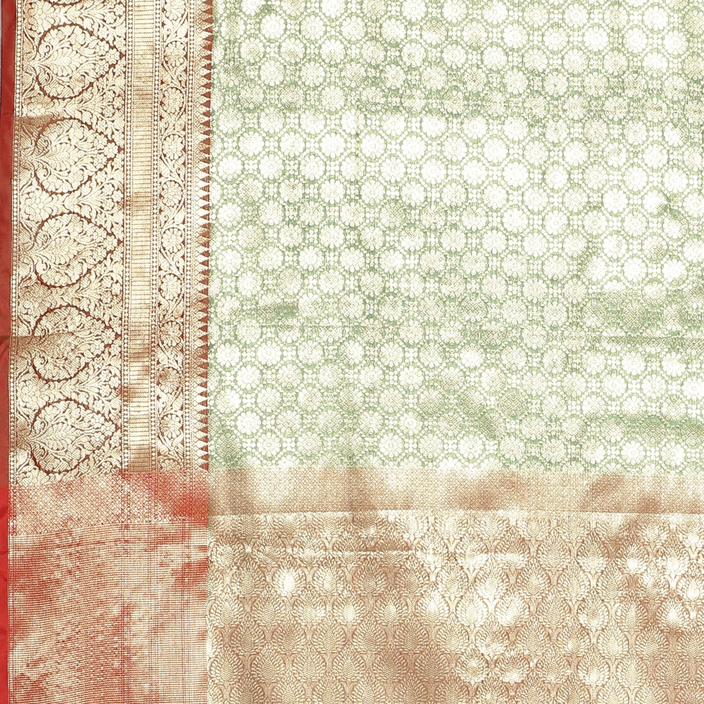 Green Kanchi Silk Banarasi Sarees For Women GEBE26