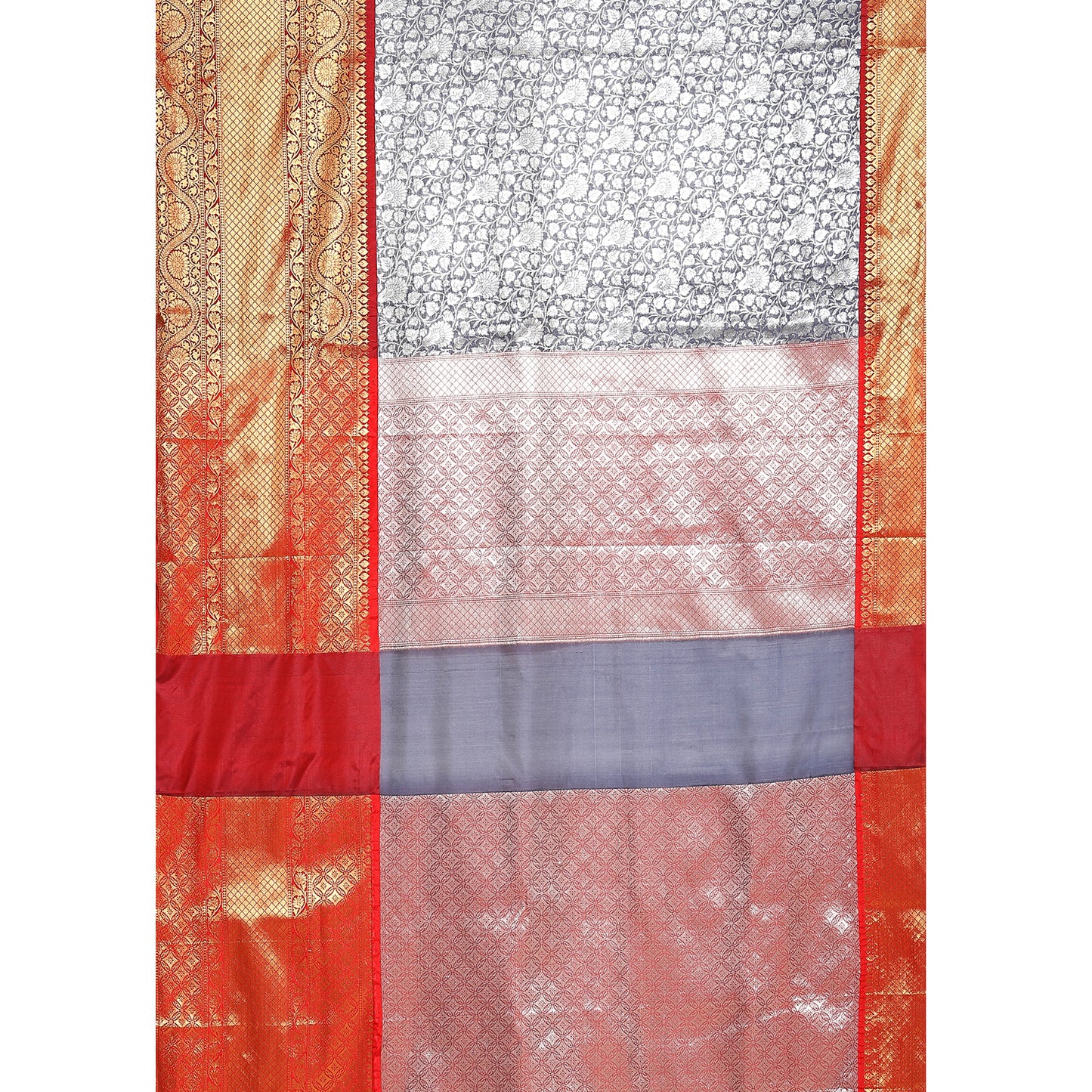 Blue Kanchi Silk Banarasi Sarees For Women GEBW13