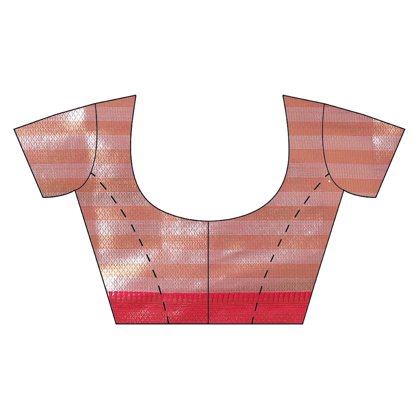 Faishana Presents Green Silver Gold Zari Chunri Booti Contrast Pink Pattu Border Banarasi Saree