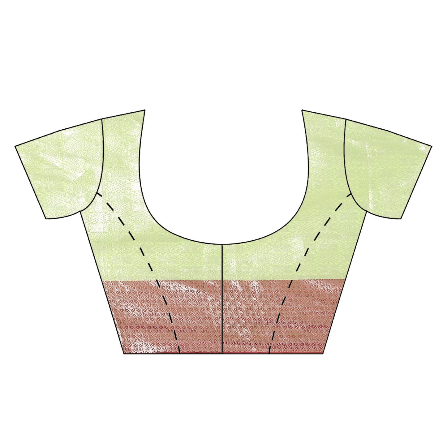 Faishana Presents Gold Silver Zari Kanchi Silk Tanchoi Brocade Contrast Pink Skirt Meena Border Banarasi Saree