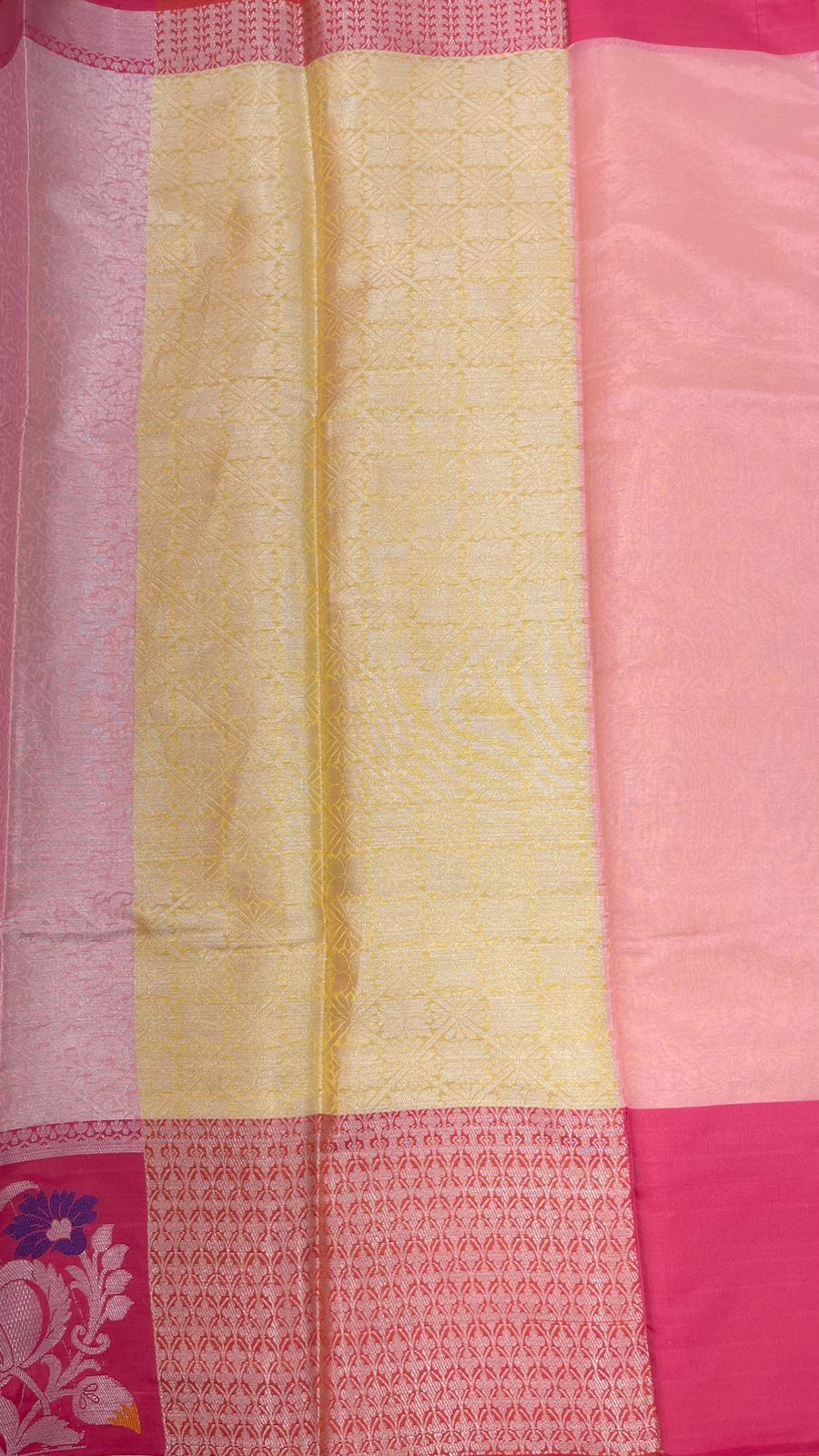 Pink Kanjeevaram Banarasi Sarees For Women GEMA21