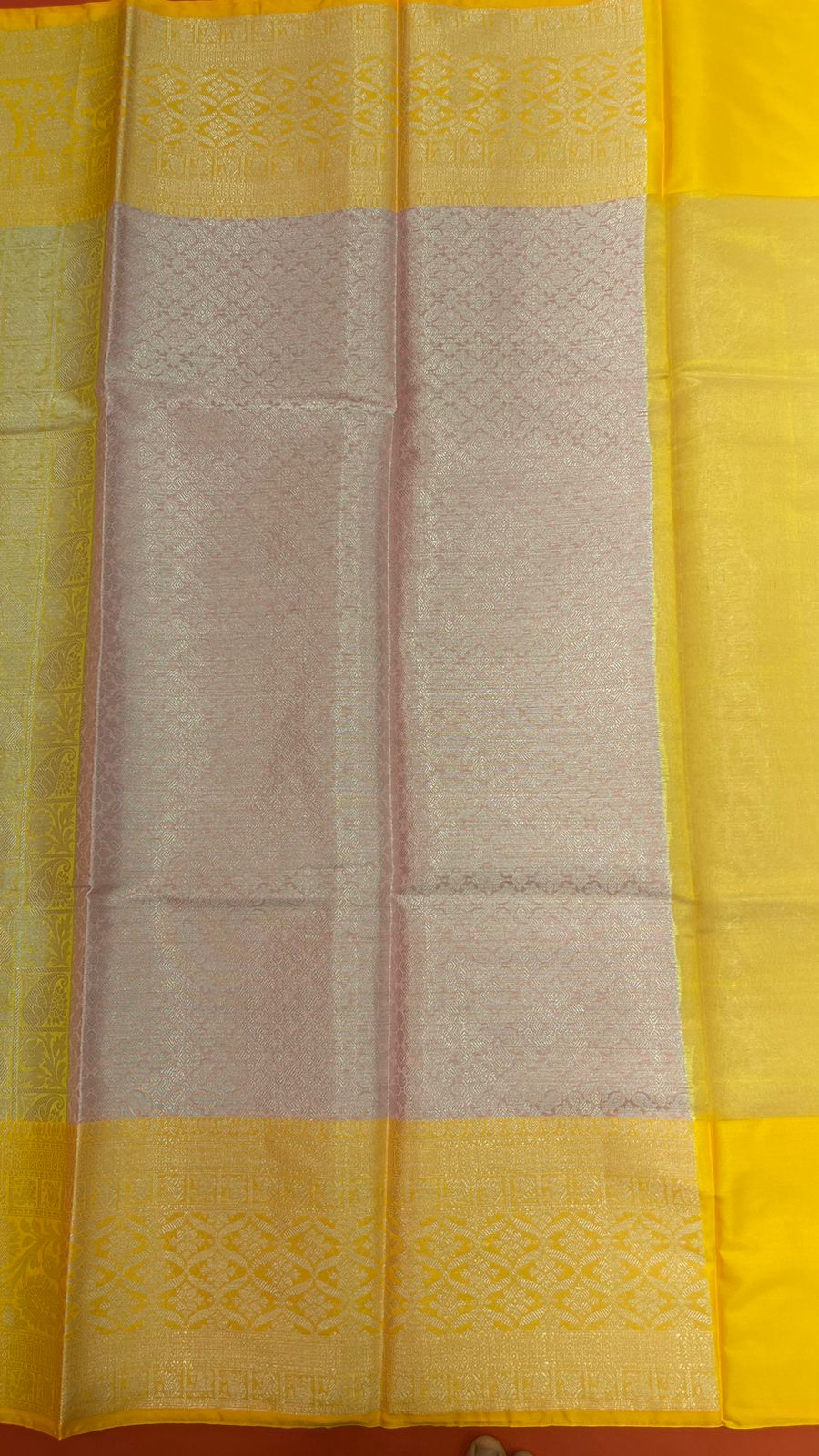 Gold Kanjeevaram Banarasi Sarees For Women GEMA30