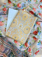 Light Blue Brocade Kimkhab Floral Boota Jaal Banarasi Suit with Digital Print Dupatta 11SKL_BK1