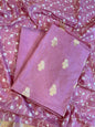 Red Onion Mercerise Silk Floral Zari Booti with Embroidery Dupatta Banarasi Suit 11SKL_MSRS9