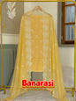 Yellow Cotton Chanderi Embroidery Resham Booti Banarasi Suit 1200SKL_CE14