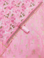 Pink Pure Mercerised Resham Mina Embroidery Dupatta Banarasi Suit Set 1250SKL_RM1