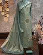 Seagreen Katan Silk Brocade Kimkhab Mina Boota Banarasi Suit 1250SKL_KB9