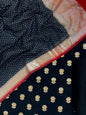 Pure Mercerized Lorex Weave Zari Booti With Contrast Red Border Chunri Dupatta Banarasi Suit 1250SKL_PM12