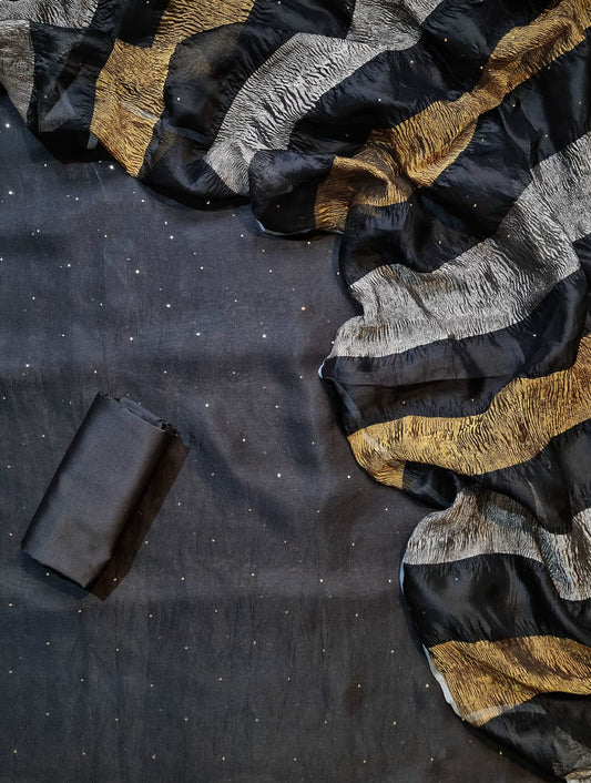 Black Mul Cotton Abla work Banarasi Suit with Organza Silk Sona Rupa Dupatta12JJ_MLC3