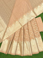 Light Brown Chanderi Lorex Ghat Border Lehenga With Chunri Blouse & Dupatta 250PNJ_LNG4