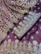 Wine Premium Handloom Mashru Silk Plain Floral Zari Dyable Booti Banarasi Suit 30AJ_MSR25