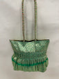 Green Banarasi Hand Bag HBG_45