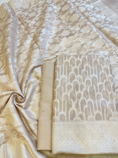 Mauve Cotton Blend Resham Stripe Banarasi Suit 50IM_PVC10