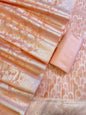 Peach Cotton Blend Resham Stripe Banarasi Suit 50IM_PVC7