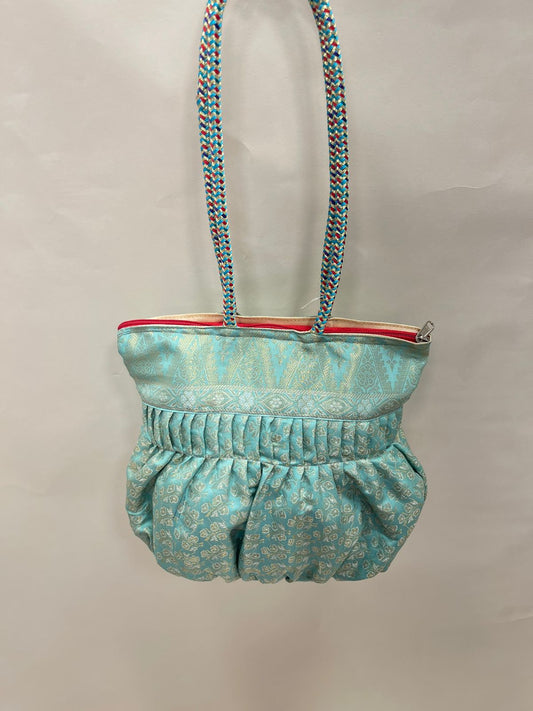 Sea Green Banarasi Hand Bag HBG_39