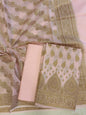 Pink Cotton Alfi Zari Booti Banarasi 3 pcs Suit Set 525IM_CTN17