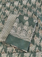 Darkgreen Cotton Floral Resham Boota Banarasi Suit with Resham Jaal Dupatta Banarasi Suit 600AJ_PJS25
