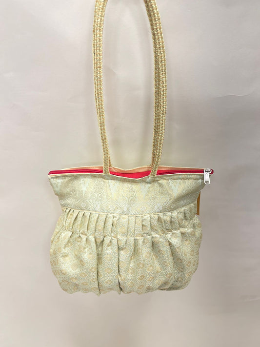 Sea Green Banarasi Hand Bag HBG_46