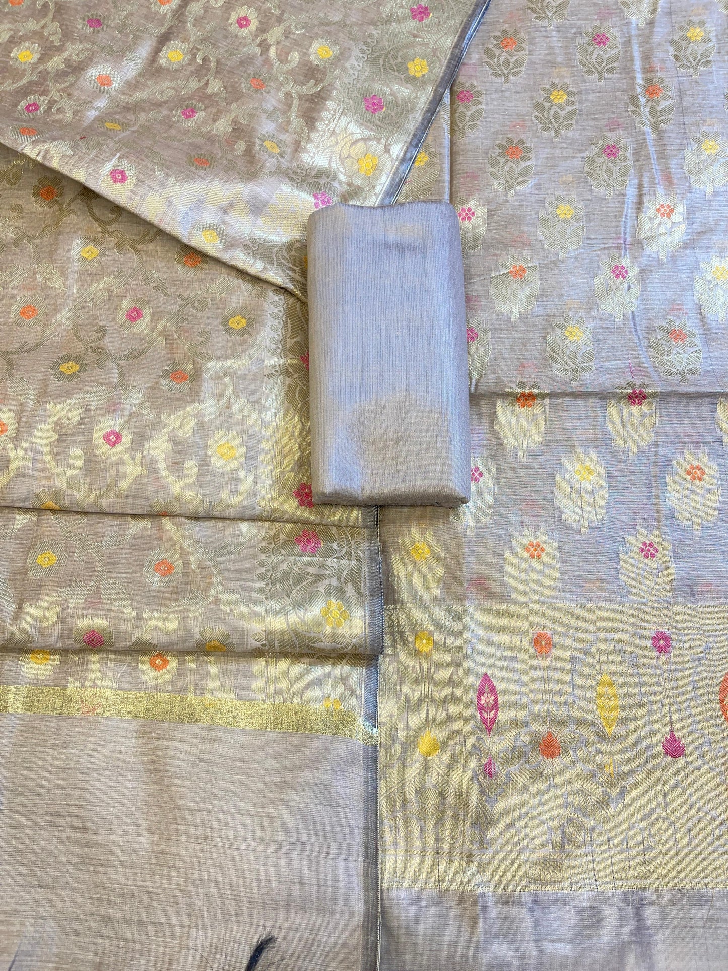 Mauve Cotton Resham Minakari Alfi Zari Booti Banarasi Suit 625AJ_PBC10