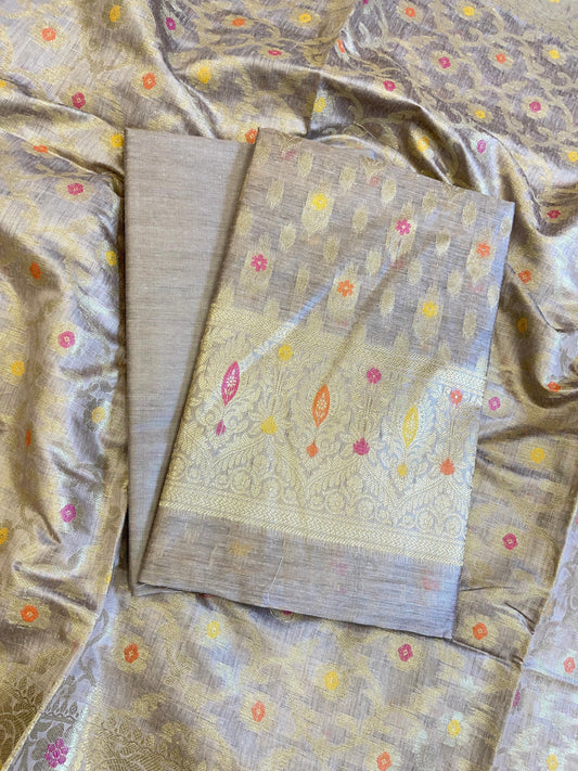 Mauve Cotton Resham Minakari Floral Zari Booti Banarasi Suit 625AJ_PBC12