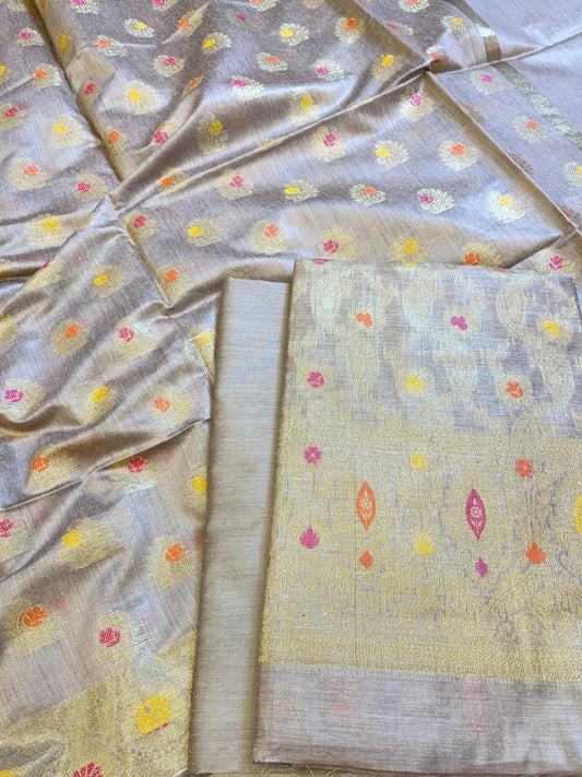 Mauve Cotton Resham Minakari Zari Jaal Banarasi Suit 625AJ_PBC17