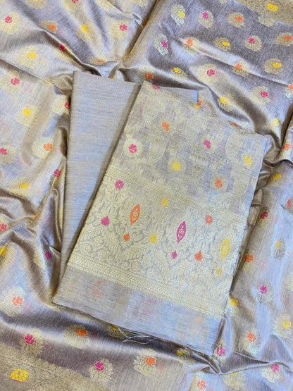 Mauve Cotton Resham Minakari Zari Jaal Banarasi Suit 625AJ_PBC17