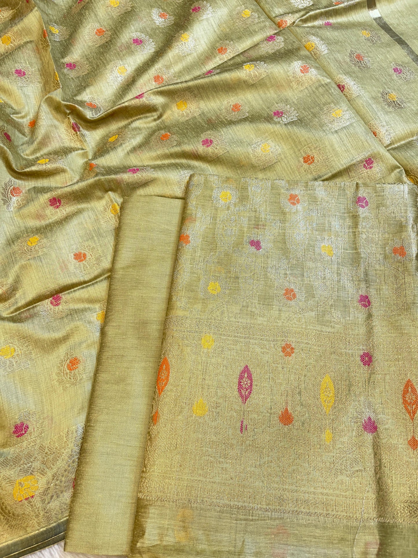 Green Cotton Resham Minakari Zari Jaal Banarasi Suit 625AJ_PBC20