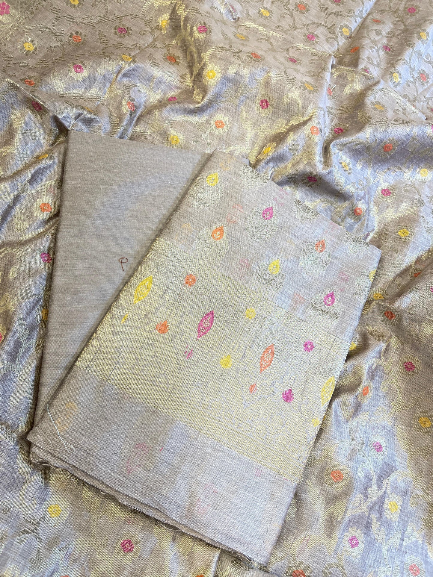 Mauve Cotton Resham Minakari Zari Booti Banarasi Suit 625AJ_PBC23