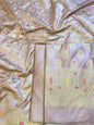 Peach Cotton Resham Minakari Alfi Zari Booti Banarasi Suit 625AJ_PBC7