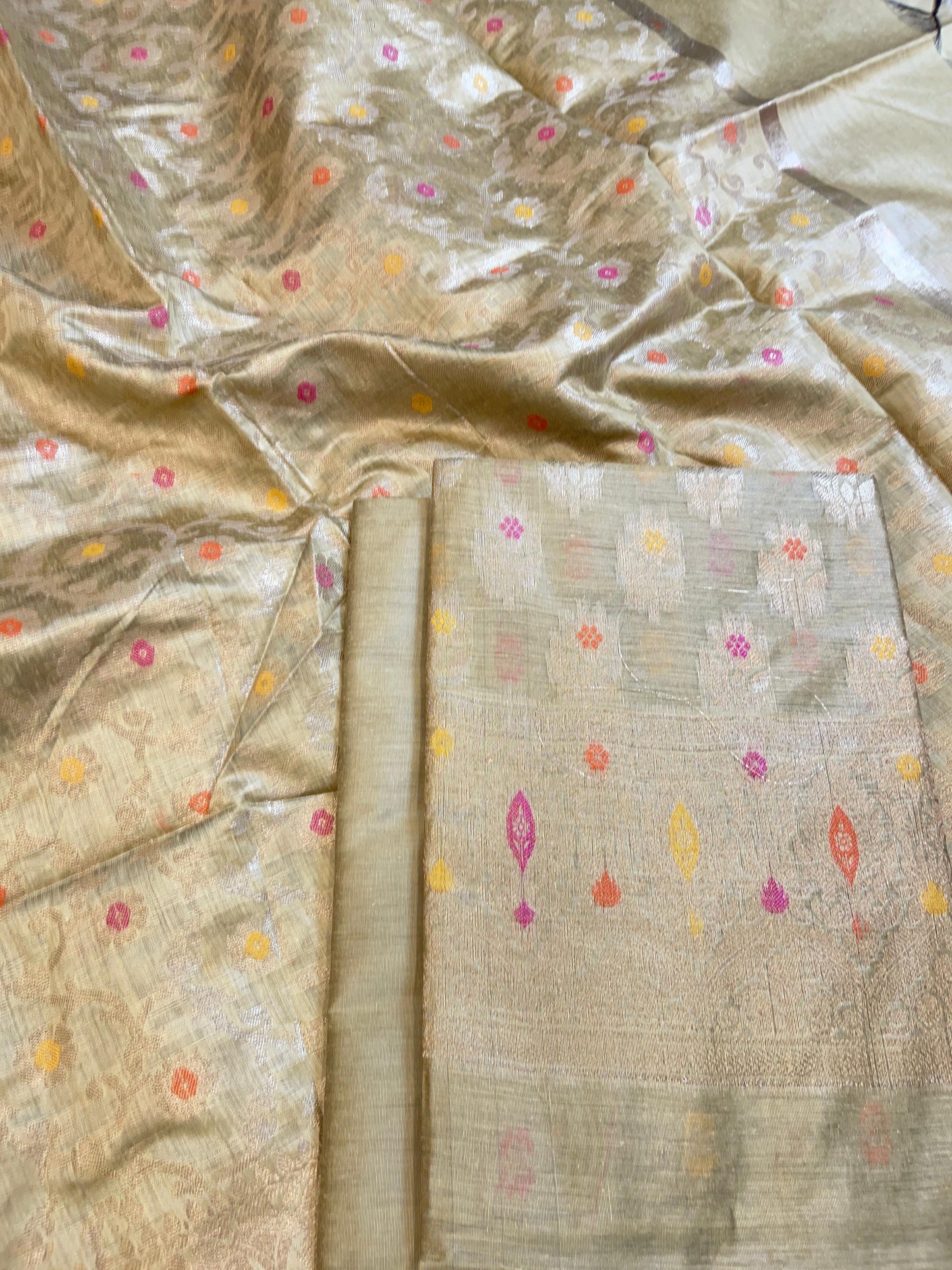 Green Cotton Resham Minakari Alfi Zari Booti Banarasi Suit 625AJ_PBC9
