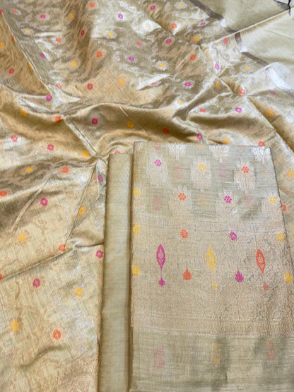 Green Cotton Resham Minakari Alfi Zari Booti Banarasi Suit 625AJ_PBC9
