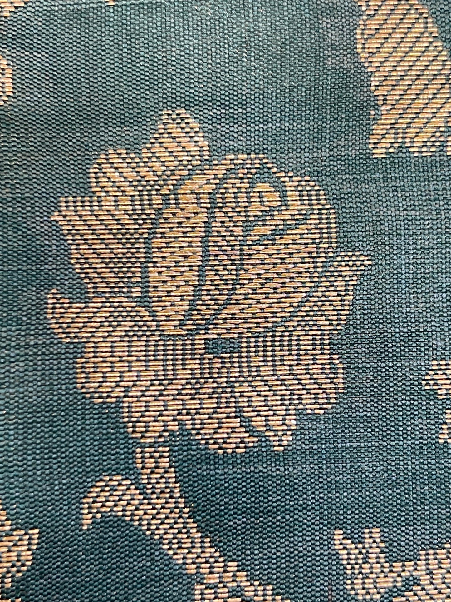 Beige Art Silk Floral Zari Jaal Contrast Banarasi Suit with Darkgreen Dupatta 625AJ_TPT65
