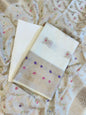 Light Yellow Cotton Resham Mina Zari Booti Paisley Mina Border Banarasi Suit 625SHL_CT11