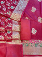 Magenta Cotton Resham Minakari Floral Zari Boota Banarasi Suit 625SHL_CT16