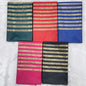 Cotton Stripe Banarasi 3 pcs Suit 650JD_CS1-JD_CS5 SET